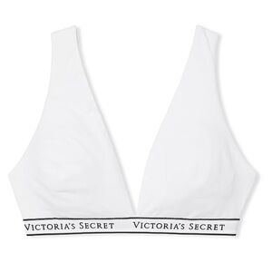 Victoria Secret White Logo Bralette (NWOT)